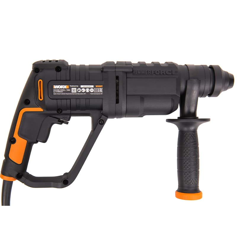 Перфоратор WORX WX337 220V 750Вт (2Дж) электрический — детальное фото